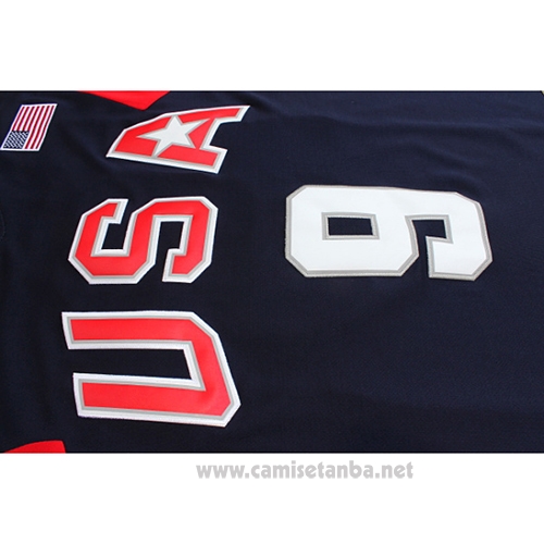 Camiseta USA 2008 Wade #9 Azul